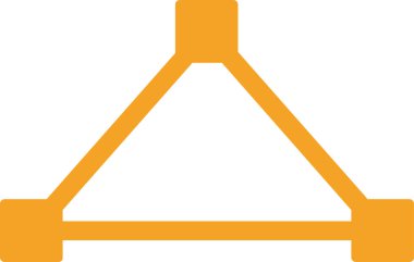 Modern b 'nin vektör illüstrasyonu eksik simgesi