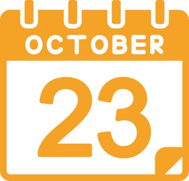 Takvim tarihini taşıyan 23 Ekim