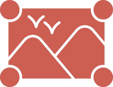  Resim web simgesi vektör illüstrasyonu