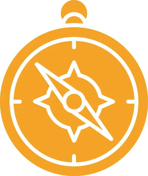 Pusula. Web simgesi basit illüstrasyon