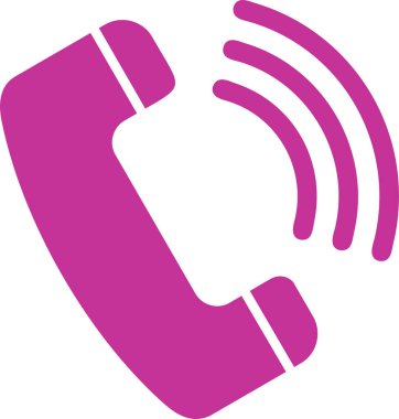 Telefon var. Web simgesi basit illüstrasyon