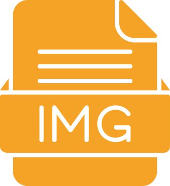  IMG dosya web simgesi, vektör illüstrasyonu     