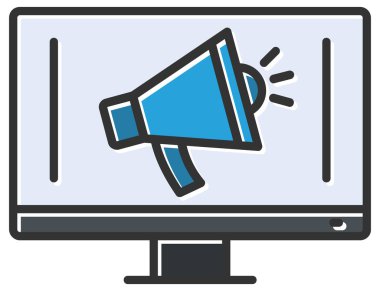 Dijital Pazarlama Ağ simgesi