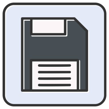 Dosya. Web simgesi basit illüstrasyon