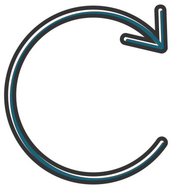 Vektör ağ simgesi yeniden yükleniyor