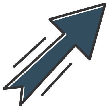 Ok simgesi. özet vektör illüstrasyonu