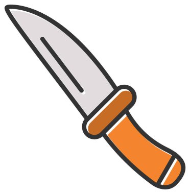 Bıçak. Web simgesi basit illüstrasyon