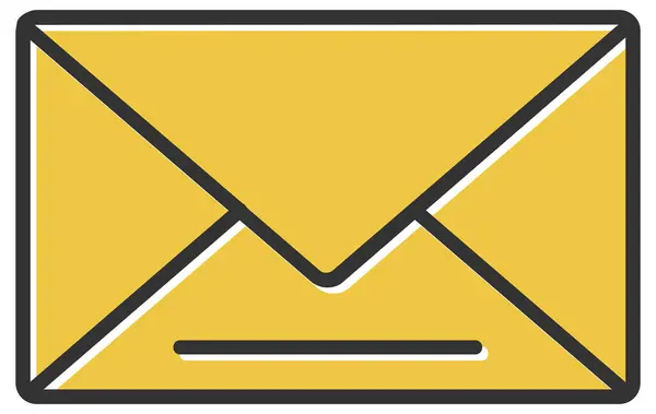 Zarf. Web simgesi basit illüstrasyon