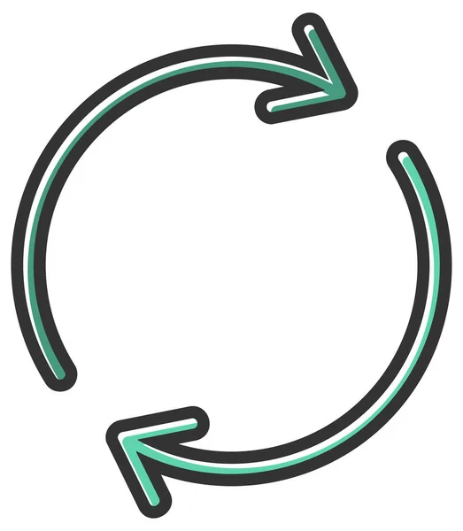 Reloading  sign. vector. icon