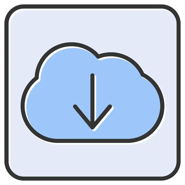 Simge indir, vektör illüstrasyonu