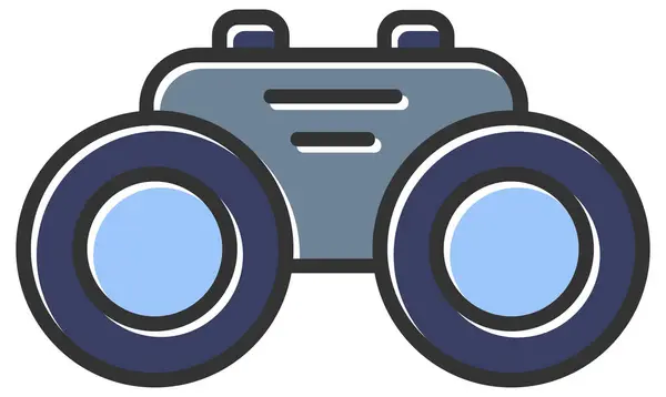 Dürbün web simgesi vektör çizimi