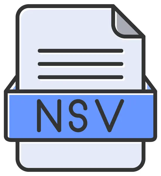 NSVile web simgesi, vektör illüstrasyonu   