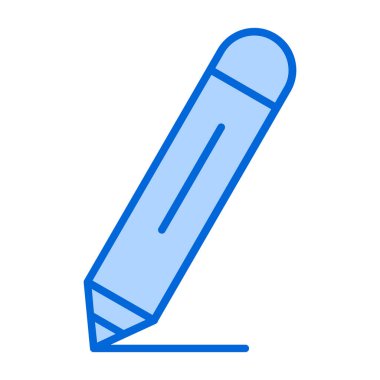 Kalem. Web simgesi basit illüstrasyon