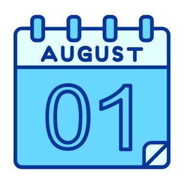 Takvim simgesinin vektör illüstrasyonu