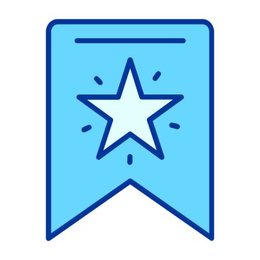 Yıldız simgesi. Web için yıldız vektör simgelerinin özet çizimi