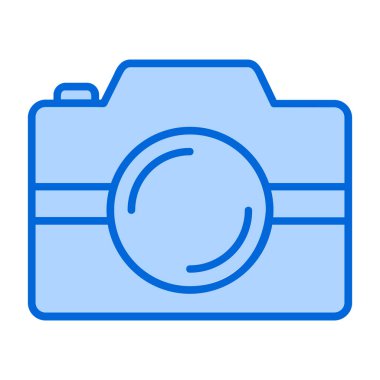 kamera simgesi vektör illüstrasyonu