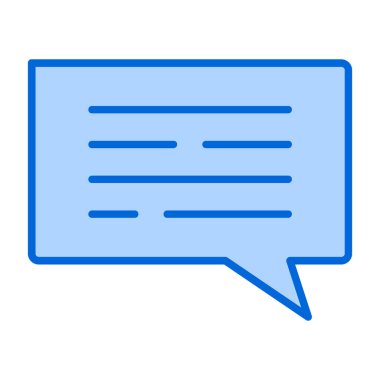 konuşma kabarcığı vektör çizimi