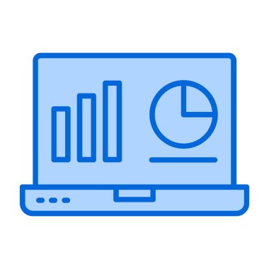 bilgisayar ve dizüstü bilgisayar simgesi, vektör illüstrasyonu