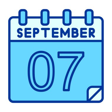 Eylül 7 - Takvim simgesi - Takvim simgesi tasarımı