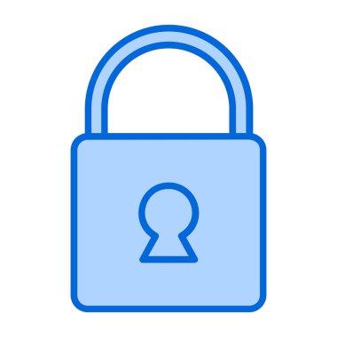 ikon vektör illüstrasyonunu kilitle.