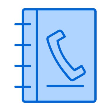 Telefonunuz var. Web simgesi basit illüstrasyon