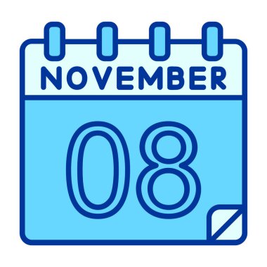 Takvim simgesi tasarımı, vektör illüstrasyonu