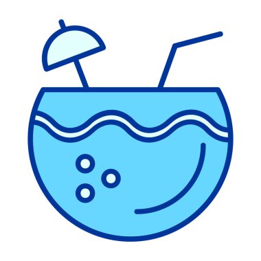 içki ikonu vektör illüstrasyonu