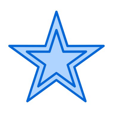 yıldız simgesi vektör illüstrasyonu