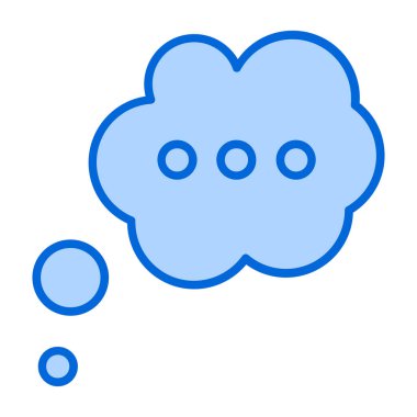 Konuşma baloncukları simge vektör tasarım sembolü beyaz arka grup üzerinde izole