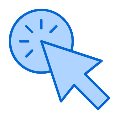 Ok. Web simgesi basit illüstrasyon