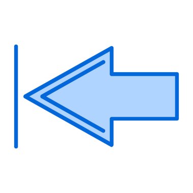 Ok. Web simgesi basit illüstrasyon