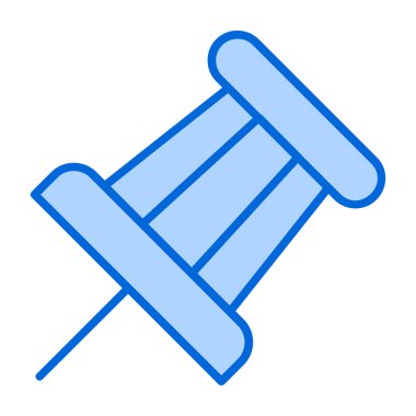 Beyzbol sopası ikonu. Beyzbol sopa vektör simgesi rengi düz izole