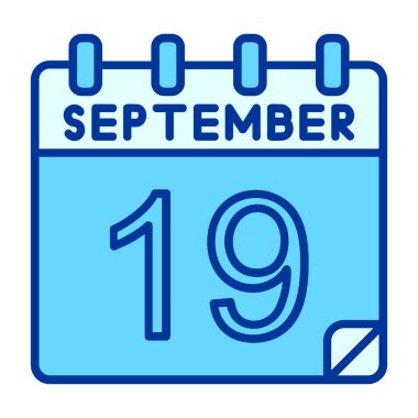 Takvim simgesi tasarımı, vektör illüstrasyonu