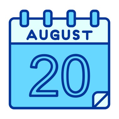 Ağustos 'un 10' u. beyaz arkaplanda basit bir tarih olan tek bir günlük takvimde. Planlama gündüz yönetimi. ay, takvim mevsimi