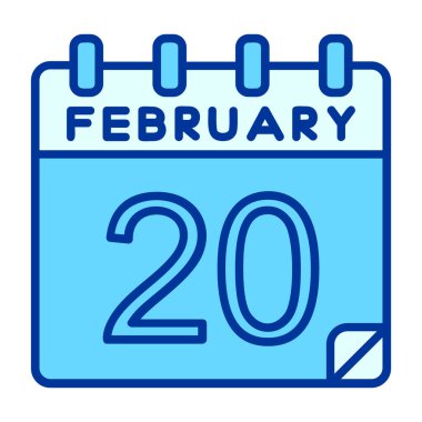 22 Şubat tarihli takvim