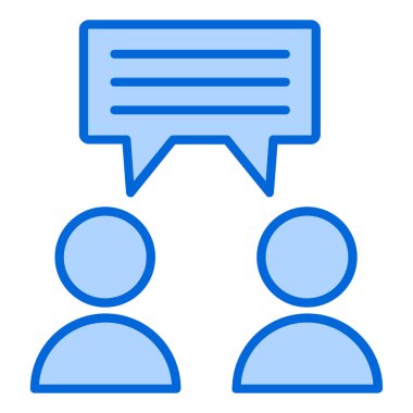 Konuşma baloncukları. Basit illüstrasyon