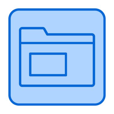 Dosya. Web simgesi basit illüstrasyon