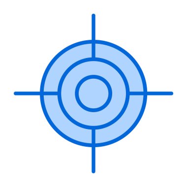 hedef simge vektör illüstrasyonu