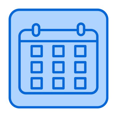 takvim simgesini, basit vektör çizim