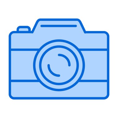 Kamera. Web simgesi basit illüstrasyon