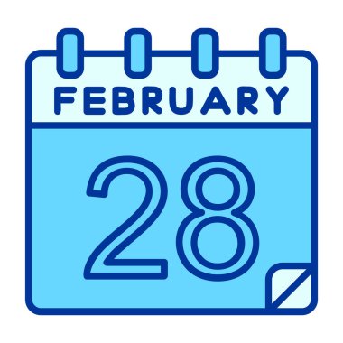 Şubat tarihli takvim