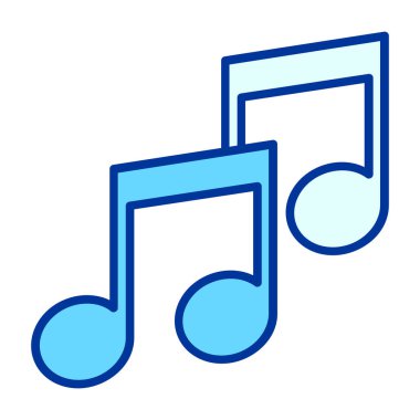 Müzik notası. Basit resimleme