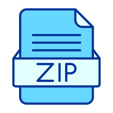 Dosya simgesinin vektör illüstrasyonu