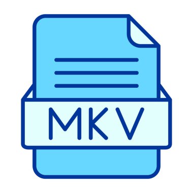 Dosya biçim simgesinin vektör illüstrasyonu