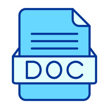 dosya biçimi simgesi, vektör illüstrasyonu