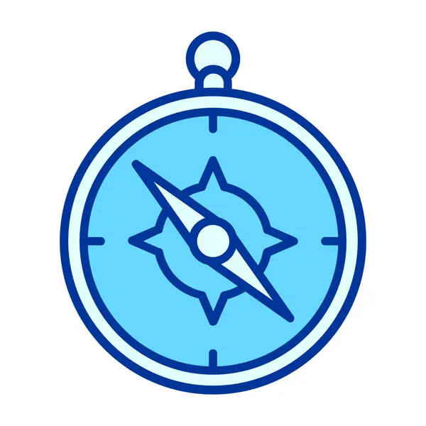 pusula vektör simgesi modern basit illüstrasyon