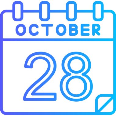 Takvim simgesi tasarımı, vektör illüstrasyonu