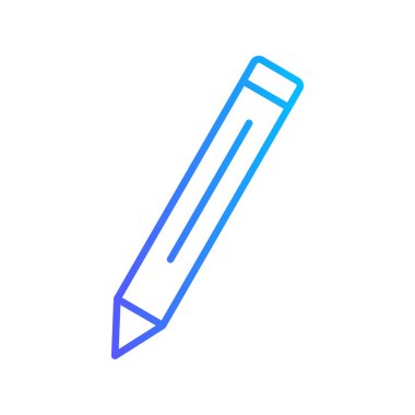 Kalem simgesi tasarımının vektör illüstrasyonu