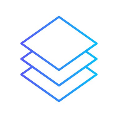 Bir simge işaretinin vektör illüstrasyonu