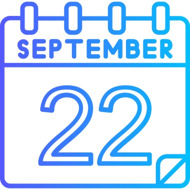 Takvim simgesi tasarımı, vektör illüstrasyonu